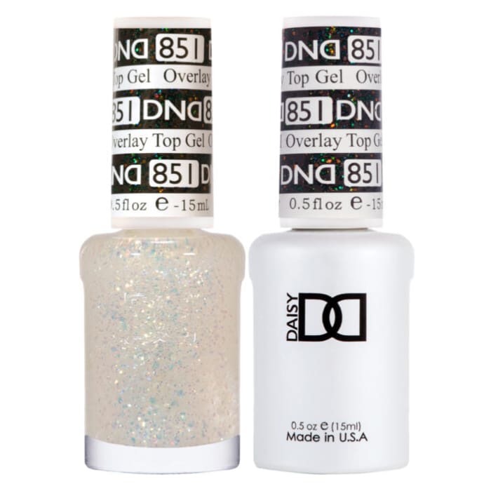 DND Duo Matching Color - OVERLAY GLITTER TOP GELS Collection - 851 - OceanNailSupply