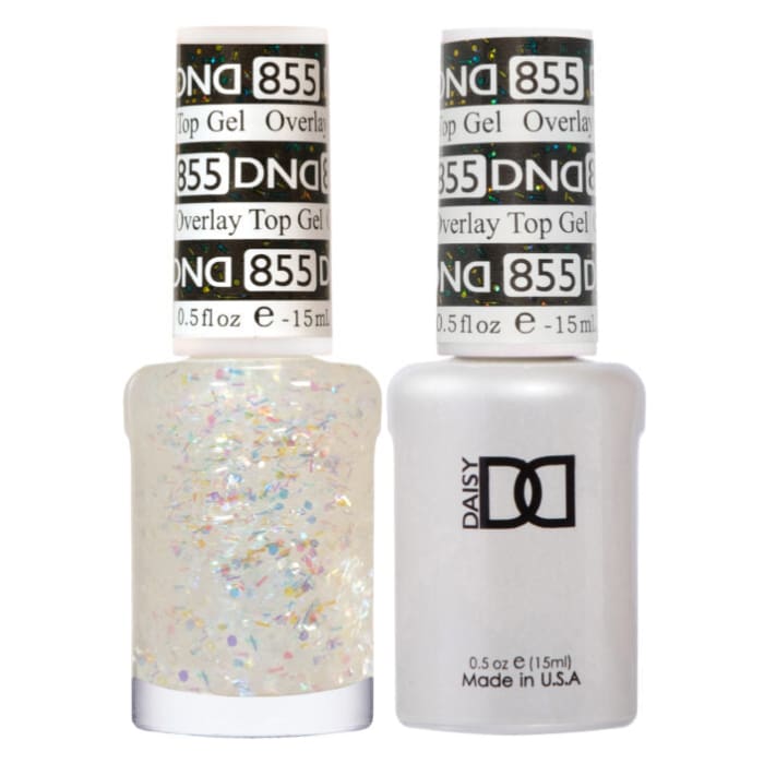 DND Duo Matching Color - OVERLAY GLITTER TOP GELS Collection - 855 - OceanNailSupply