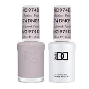 DND Duo Matching Color - Retro Earth-Scape Collection - Patchwork Paisley #974 - OceanNailSupply