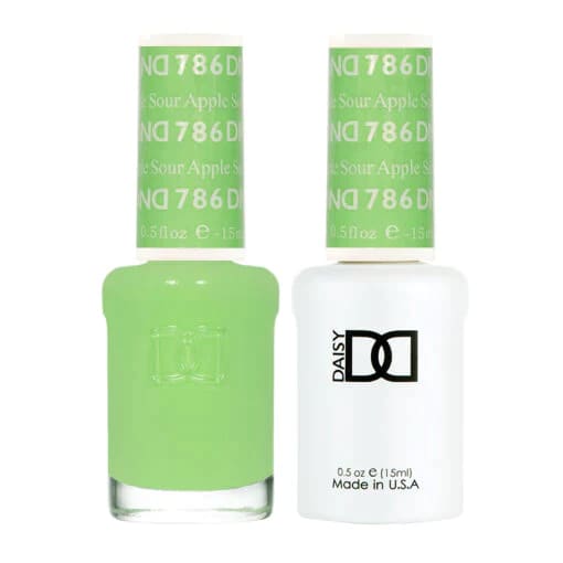 DND Duo Matching Color - Thrill Ride Collection - 786 Sour Apple - OceanNailSupply