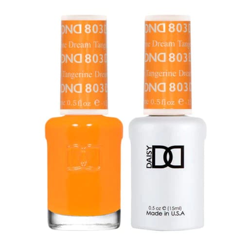 DND Duo Matching Color - Thrill Ride Collection - 803 Tangerine Dream - OceanNailSupply