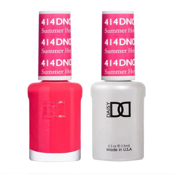 DND Matching Pair - 414 SUMMER HOT PINK - OceanNailSupply