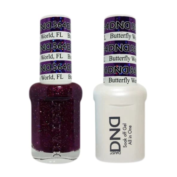 DND Matching Pair - 564 BUTTERFLY WORLD FL - OceanNailSupply
