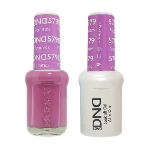 DND Matching Pair - 579 VIOLET FEMMES - OceanNailSupply
