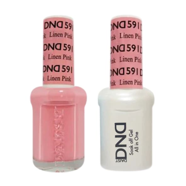DND Matching Pair - 591 LINEN PINK - OceanNailSupply
