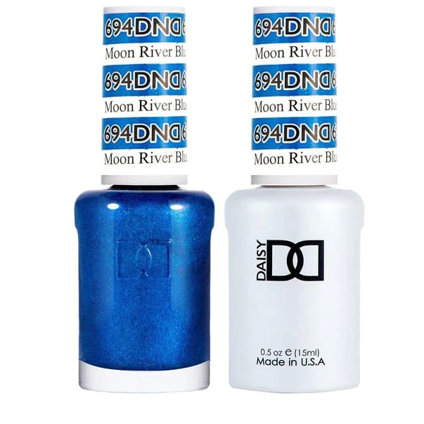 DND Matching Pair - 694 MOON RIVER BLUE - OceanNailSupply