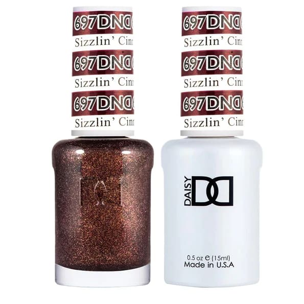 DND Matching Pair - 697 SIZZLIN CINNAMON - OceanNailSupply