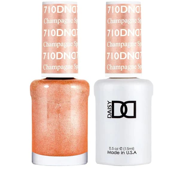DND Matching Pair - 710 CHAMPAGNE SPARKLES - OceanNailSupply