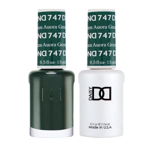 DND Matching Pair - 747 AUORA GREEN - OceanNailSupply