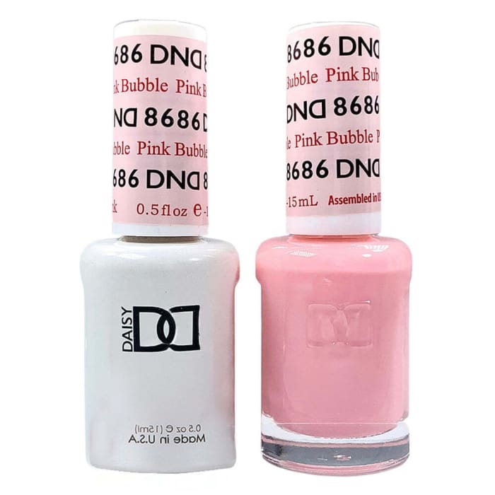 DND Matching Pair - 8686 Pink Bubble - OceanNailSupply