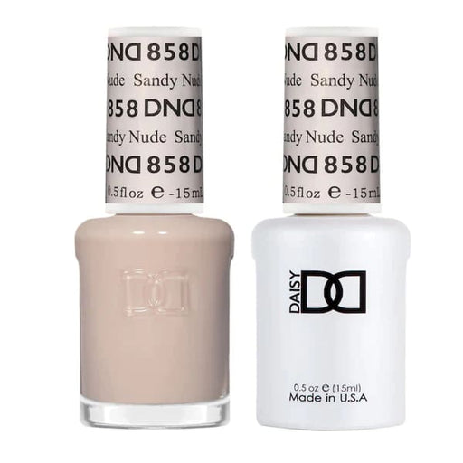 DND Matching Pair - Sheer Collection - 858 Sandy Nude - OceanNailSupply