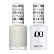 DND Matching Pair - Sheer Collection - 863 Wedding Veil - OceanNailSupply