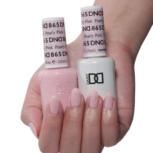 DND Matching Pair - Sheer Collection - 865 Pearly Pink - OceanNailSupply