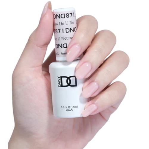 DND Matching Pair - Sheer Collection - 871 How Do U Neutral? - OceanNailSupply