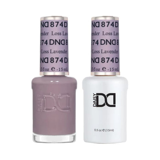DND Matching Pair - Sheer Collection - 874 Loss Lavender - OceanNailSupply