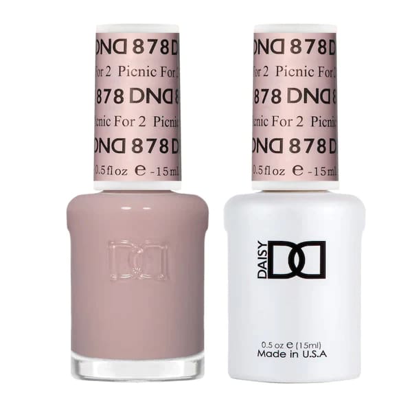 DND Matching Pair - Sheer Collection - 877 Pink Glaze - OceanNailSupply