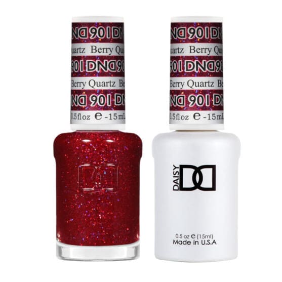 DND Matching Pair - Super Glitter Collection - 901 Berry Quartz - OceanNailSupply