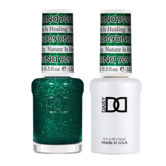 DND Matching Pair - Super Glitter Collection - 909 Nature is Healing - OceanNailSupply