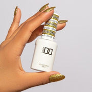 DND Matching Pair - Super Glitter Collection - 910 Morning Gold - OceanNailSupply