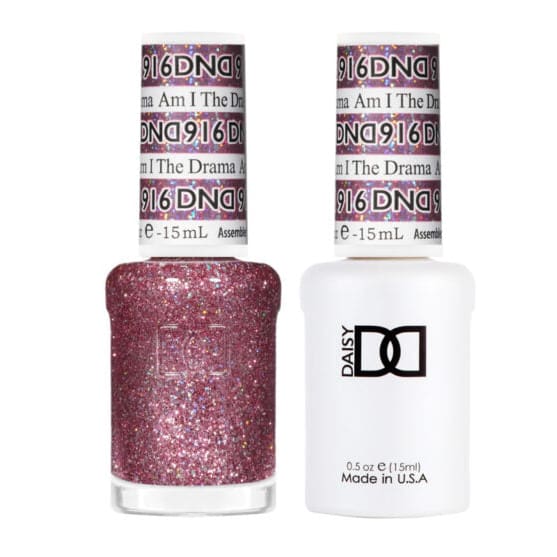 DND Matching Pair - Super Glitter Collection - Am I The Drama #916 - OceanNailSupply