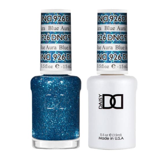 DND Matching Pair - Super Glitter Collection - Blue Aura #926 - OceanNailSupply