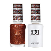 DND Matching Pair - Super Glitter Collection - Orange Aura #929 - OceanNailSupply