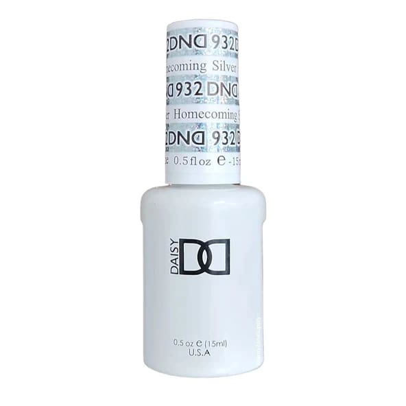 DND Super Platinum Gel Collection - 932 Homecoming Silver - OceanNailSupply