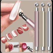 Dual-End Cat Eye Magnet with Steel Ball (COMING SOON) - OceanNailSupply