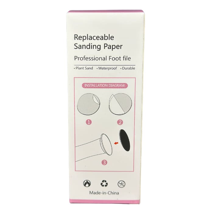 Electric Callus Remover Replacement Pads – 60-Pack (Rough Grit) - OceanNailSupply