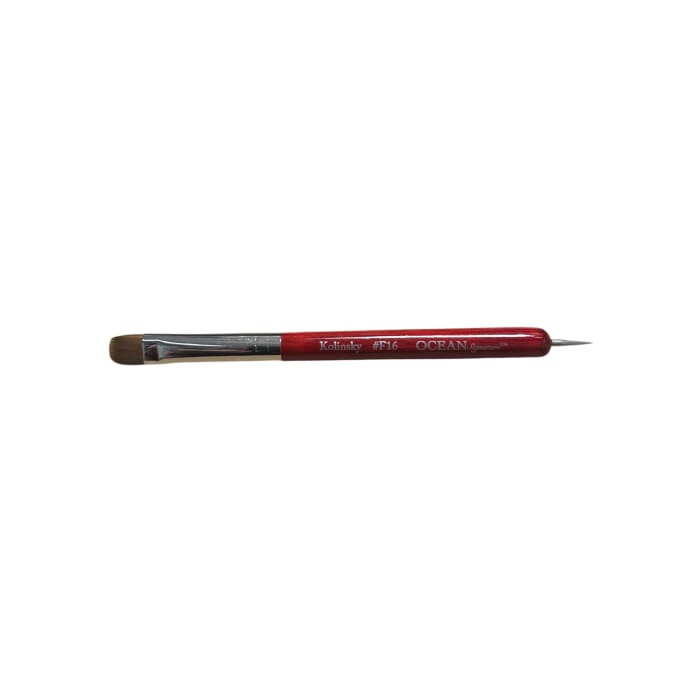 French / Clean-Up Brush (Kolinsky) - OceanNailSupply