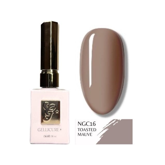 GELLICURE GEL COLOR - TOASTED MAUVE 16 — OceanNailSupply
