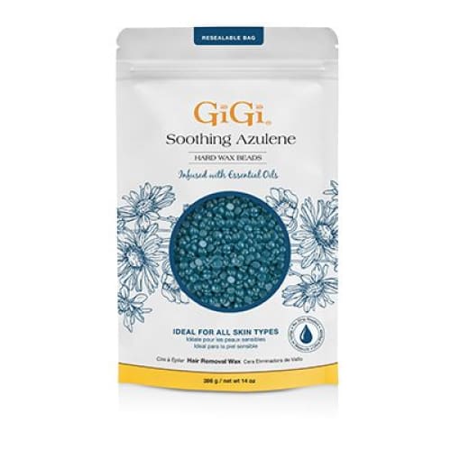 GiGi Soothing Azulene Wax Beads 14oz - OceanNailSupply