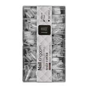 Half Cover Coffin Nail Tips – Extra Short (504 pcs) - OceanNailSupply