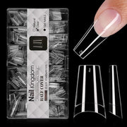 Half Cover Coffin Nail Tips – Extra Short (504 pcs) - OceanNailSupply