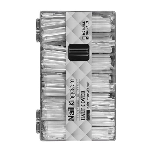 Half Cover Square Nail Tips – XXXL (504 pcs) - OceanNailSupply
