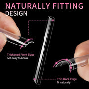 Half Cover Square Nail Tips – XXXL (504 pcs) - OceanNailSupply