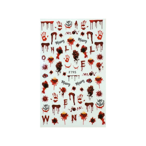 Halloween Stickers - #5 (F795) - OceanNailSupply