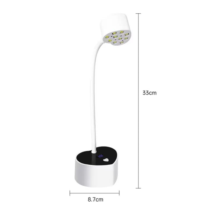 Heart Shaped LED Flash Cure Gel Nail Lamp - OceanNailSupply
