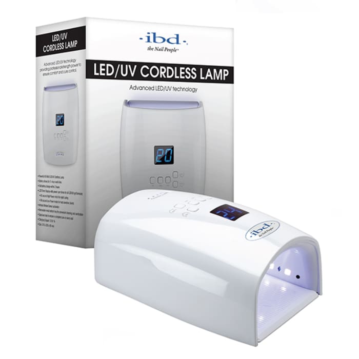 IBD LED/UV Cordless Nail Lamp – Professional Rechargeable UV/LED Lamp - OceanNailSupply