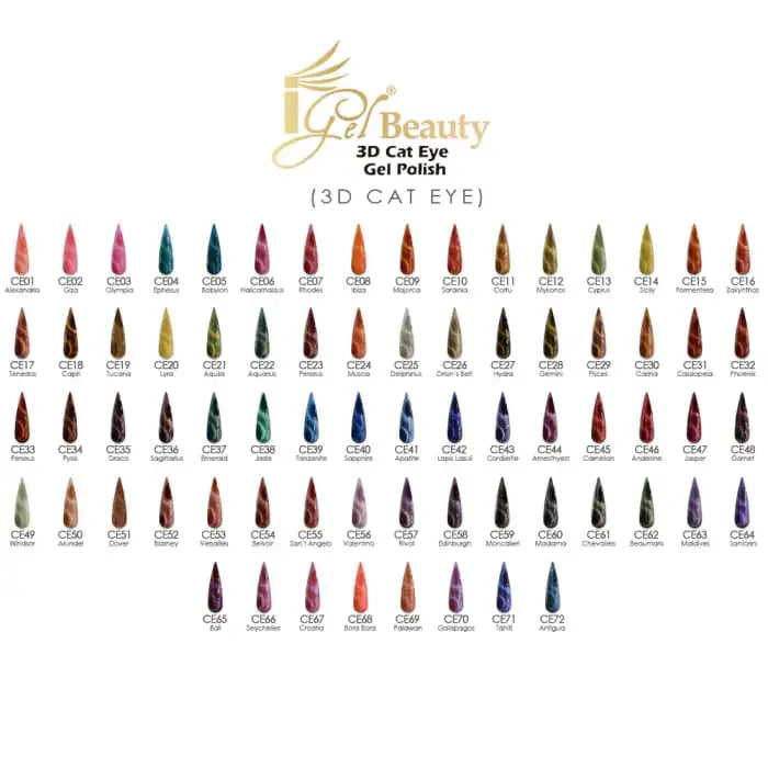 iGel 3D Cat Eye - CE11 Corfu Island - OceanNailSupply