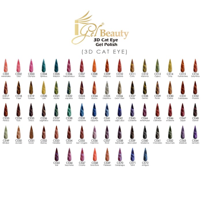 iGel 3D Cat Eye - CE19 Tucana - OceanNailSupply