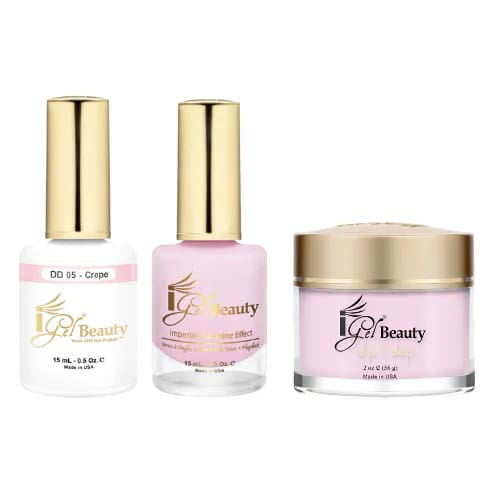 iGel Dip & Dap Trio - DD005 - Crepe - OceanNailSupply