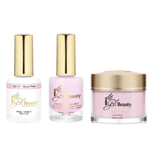 iGel Dip & Dap Trio - DD007 - Blush Pink - OceanNailSupply