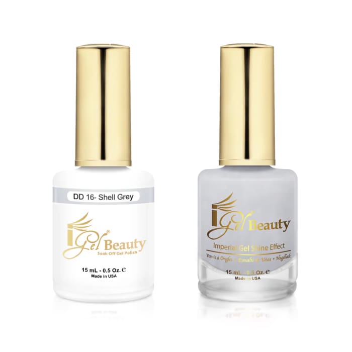 iGel Dip & Dap Trio - DD016 - Shell Grey - OceanNailSupply