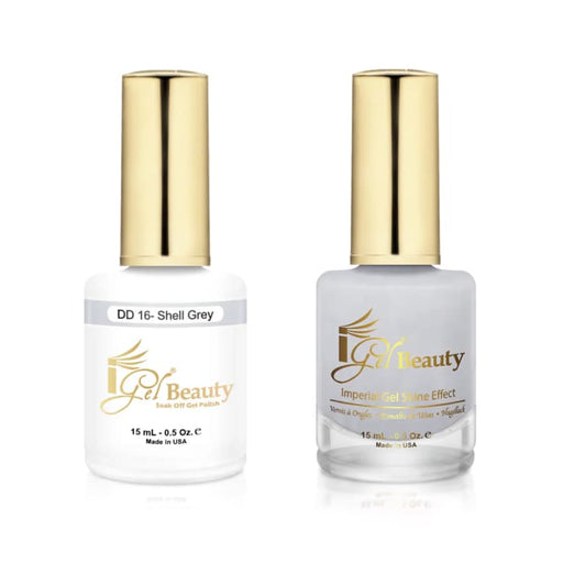 iGel Dip & Dap Trio - DD016 - Shell Grey - OceanNailSupply
