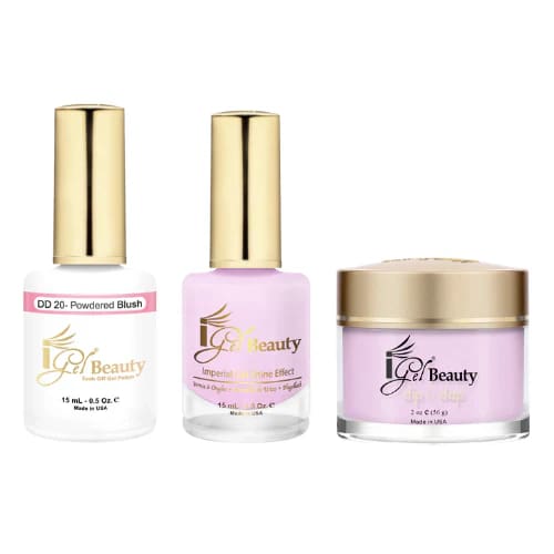 iGel Dip & Dap Trio - DD020 Powdered Blush - OceanNailSupply