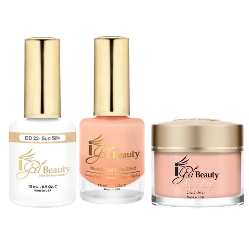 iGel Dip & Dap Trio - DD022 - Sun Silk - OceanNailSupply
