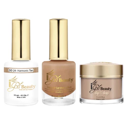 iGel Dip & Dap Trio - DD024 - Harmonic Tan - OceanNailSupply
