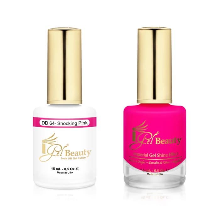 iGel Dip & Dap Trio - DD064 - Shocking Pink - OceanNailSupply