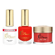 iGel Dip & Dap Trio - DD065 - Fired Up Red - OceanNailSupply